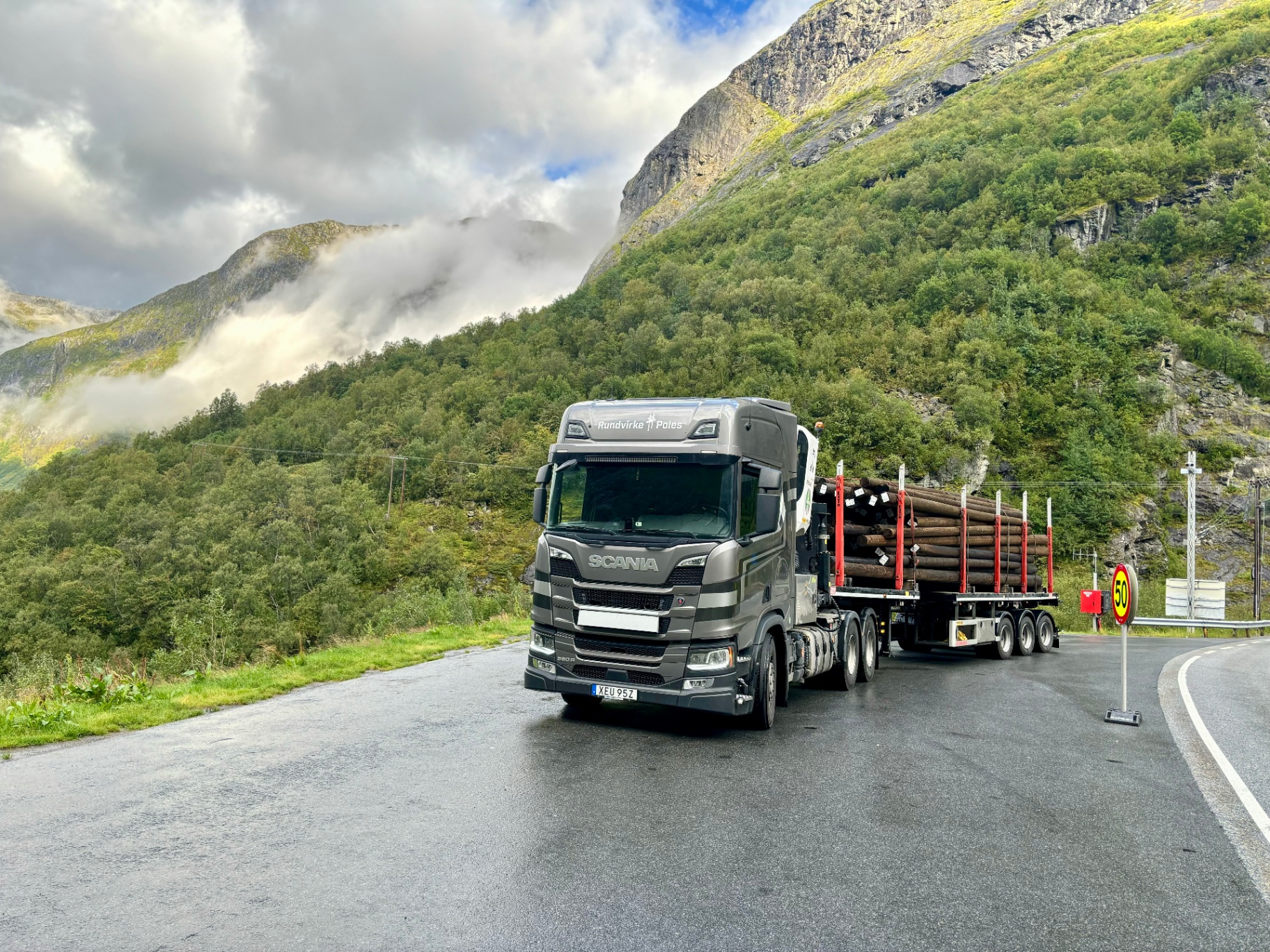 Scania timmerekipage
